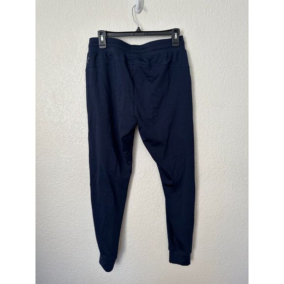 ZYIA Navy Blue Waist Tie Pull On Comfy Jogger Pants Size Medium - Picture 4 of 8